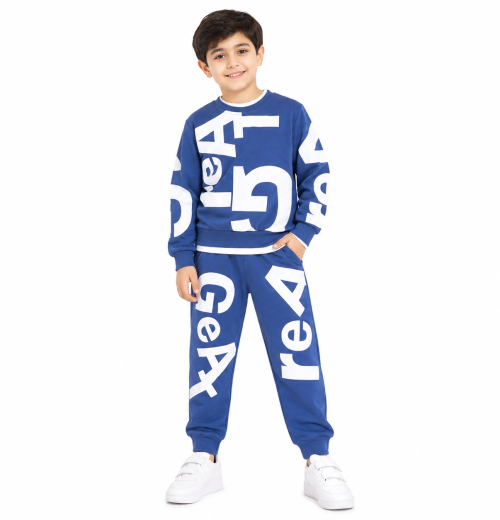 Boys 2pc Graffiti Print Tracksuit (4-12Y)