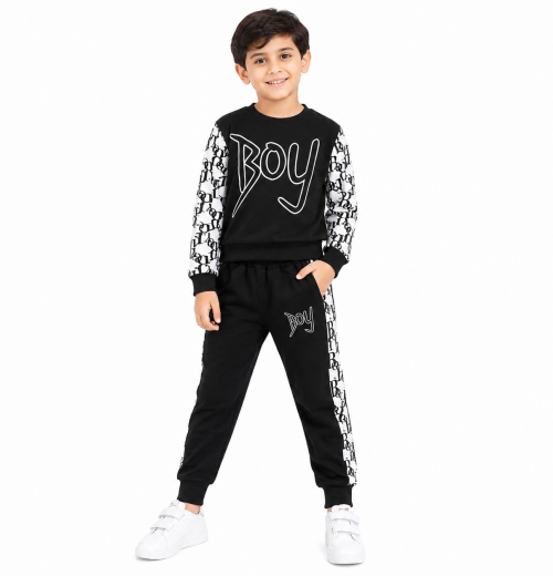 Boys 2pc Graffiti Tracksuit (4-12Y)