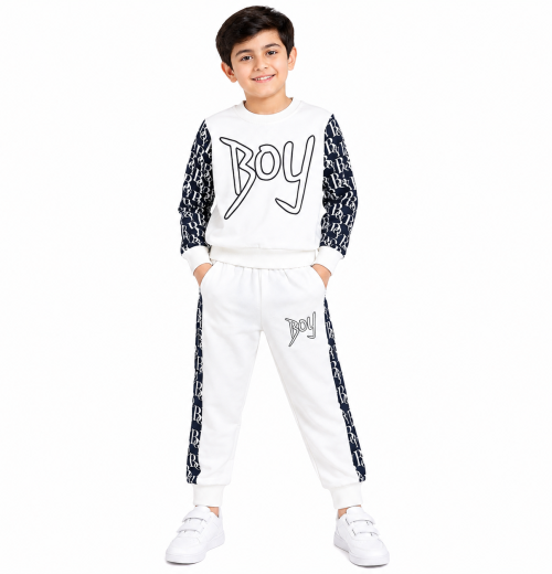 Boys 2pc Graffiti Tracksuit (4-12Y)