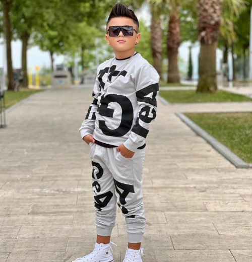 Boys 2pc Graffiti Print Tracksuit (4-12Y)
