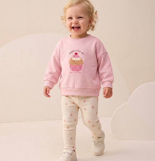 Baby Girls 2pc Cupcake Top & Bottoms Set (9-24m)