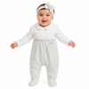 IMG 4953 Baby Girls Spanish Lace Romper & Headband Set (0-9m)