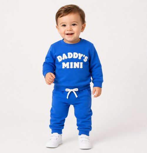Baby Boys 2pc 'DADDY'S MINI' Tracksuit (0-36m)