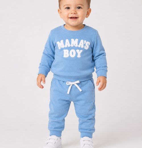 Baby Boys 2pc 'MAMA'S BOY' Tracksuit (0-36m)
