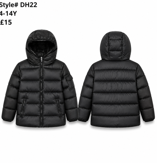 Boys Padded Puffer Jacket with Hood (4-14y)