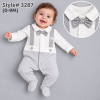 IMG 6746 Baby Boys All in One Attached Braces & Bow Tie Romper (0-9m)