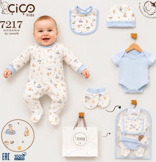 Baby Boys Sunshine 5pc Gift Set (0-9m)