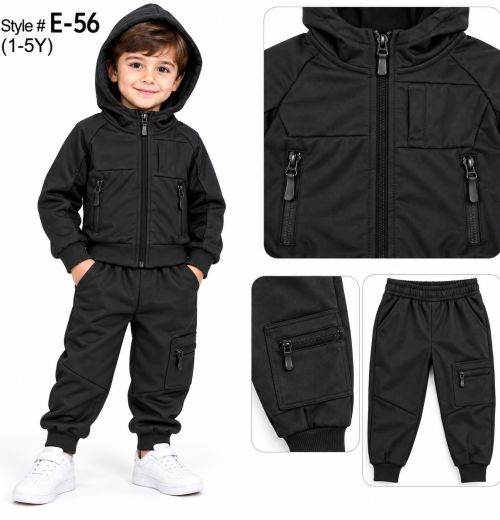 Boys 2pc Double Pocket Tracksuit (1-5y)